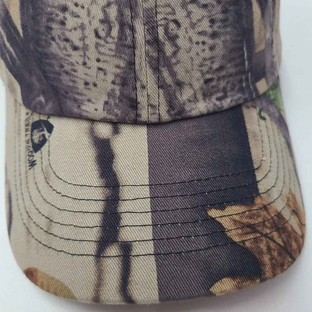 Big Bill Hat Adjustable Camo Beige Blank Hunting Outdoors Wood'n Trail Dad Men